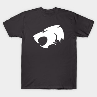 Minimalist Tiger Head Print T-Shirt